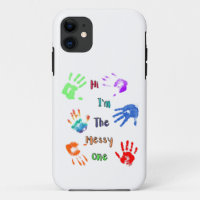 Hi I'm The Messy One - Paint Handprints