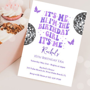 Hi It's me In my Birthday Era Birthday Invitation
