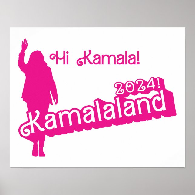 "Hi Kamala" – Horizontal Poster (tagline B) (Front)
