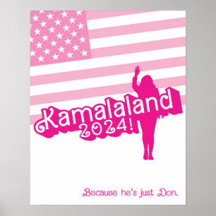 "Hi Kamala" - Poster vertical (avec slogan A)