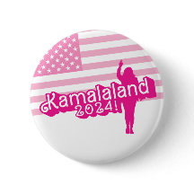"Hi Kamala" – Round Button (no tagline)