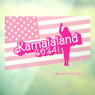 "Hi Kamala" – Wall Decal (tagline A)
