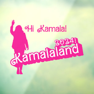 "Hi Kamala" – Wall Decal (tagline B)