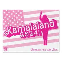 "Hi Kamala" – Yard Sign (w/tagline A)