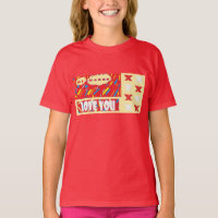 Hi Karen Love You patterned designed for her 