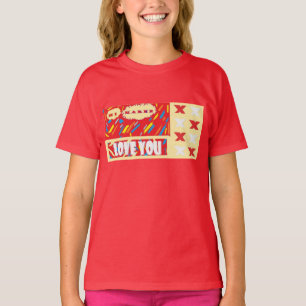 Hi Karen Love You patterned designed for her  T-Shirt