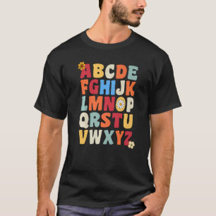 Hi Kindergarten Alphabet ABCs Preschool Vintage Te T-Shirt