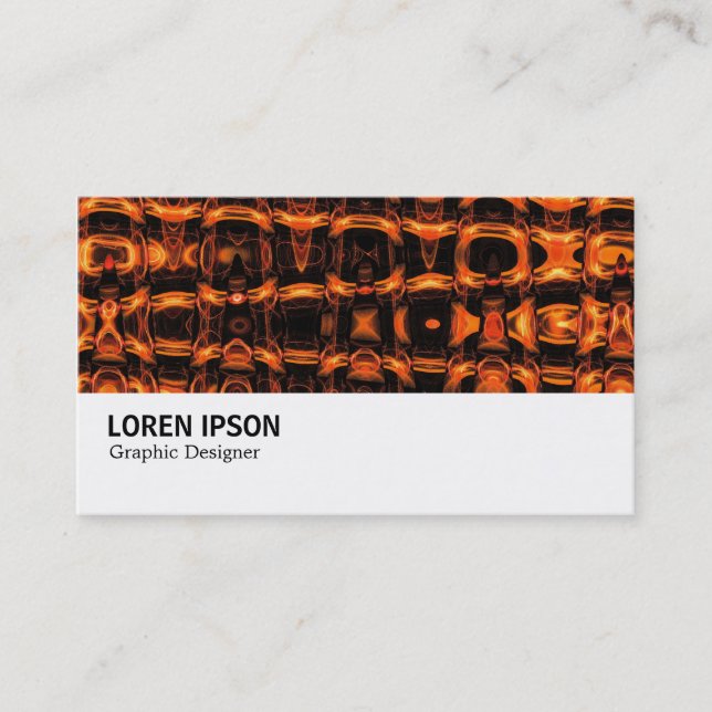 Hi-Phi - 0135 - Abstract Flame 03 Business Card (Front)