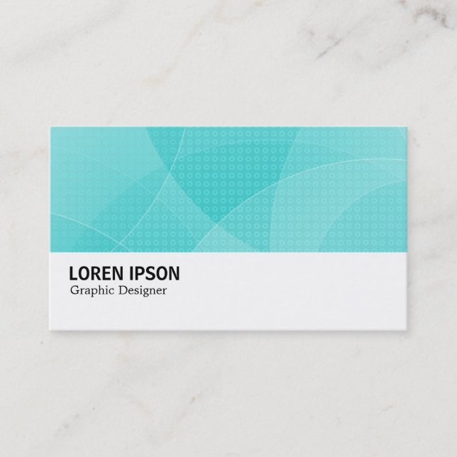 Hi-Phi - 0170 - Curves - Cyan Business Card (Front)