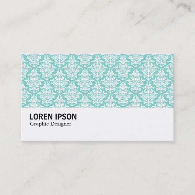 Hi-Phi - 0215 - Damask Pattern Business Card (Front)
