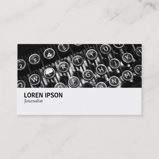 Hi-Phi - 0255 - Old Typewriter Business Card (Front)