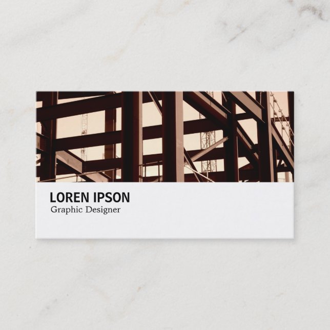 Hi-Phi - 031 - Steel Frame Constuction Business Card (Front)