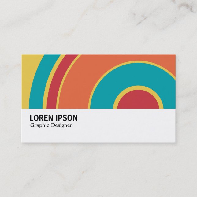 Hi-Phi - 0320 - Colourful  Circle 05 Business Card (Front)