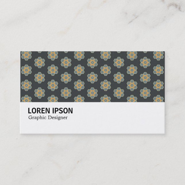 Hi-Phi - 0338 - Geometric Pattern 015 Business Card (Front)