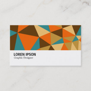 Hi-Phi - 0390 - Triangles Abstract 01 Business Card