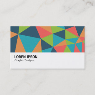 Hi-Phi - 0393 - Triangles Abstract 04 Business Card