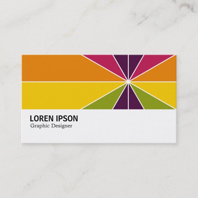 Hi-Phi - Colour Segments 02 Business Card (Front)