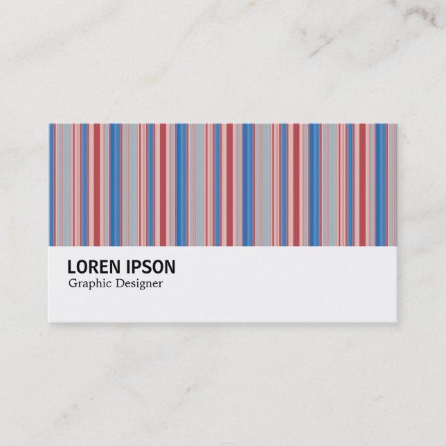 Hi-Phi - Stripes 310515 (013) Business Card (Front)