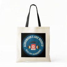 Hi Res Audiobook Lover Sac fourre-tout foncé