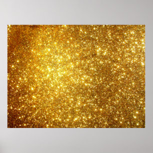 Hi-res golden grunge background, raster illustrati poster