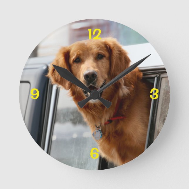 Hi    round clock (Front)