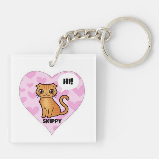 Hi Skippy Keychain (Back)