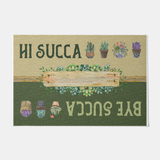 Hi Succa Doormat / Welcome Mat / Succulent