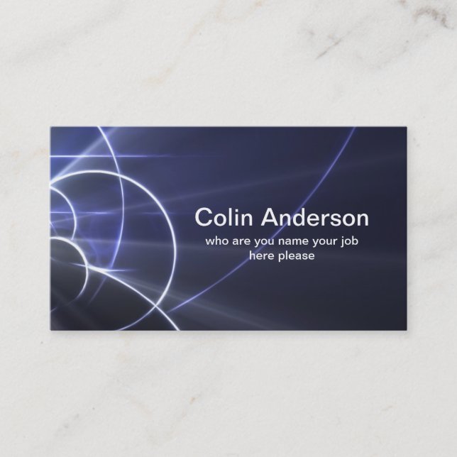 hi tech business card (Front)