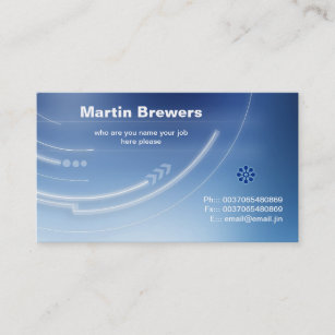 hi tech business card
