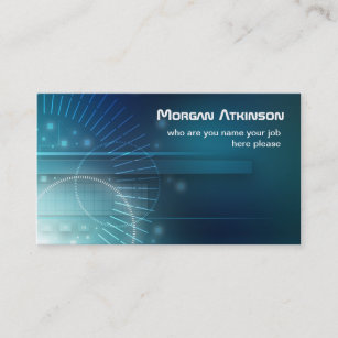 hi tech business card