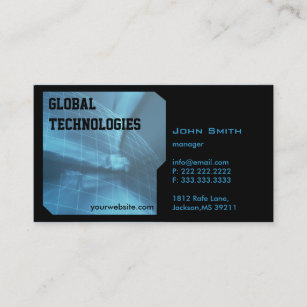 Hi-tech Digital Earth Technologies business card