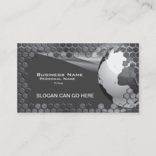 Hi-Tech Global Business b/w Business Card