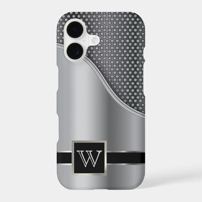 Hi Tech Metal Mesh Monogram Design (Back)