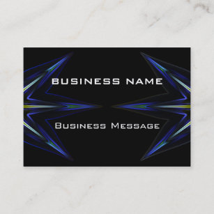 Hi Tech Neon Futuristic Business Card