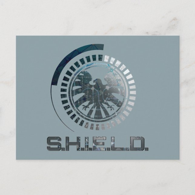 Hi-Tech S.H.I.E.L.D. Logo Postcard (Front)