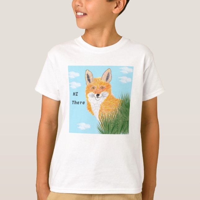Hi there Fox T-Shirt (Front)