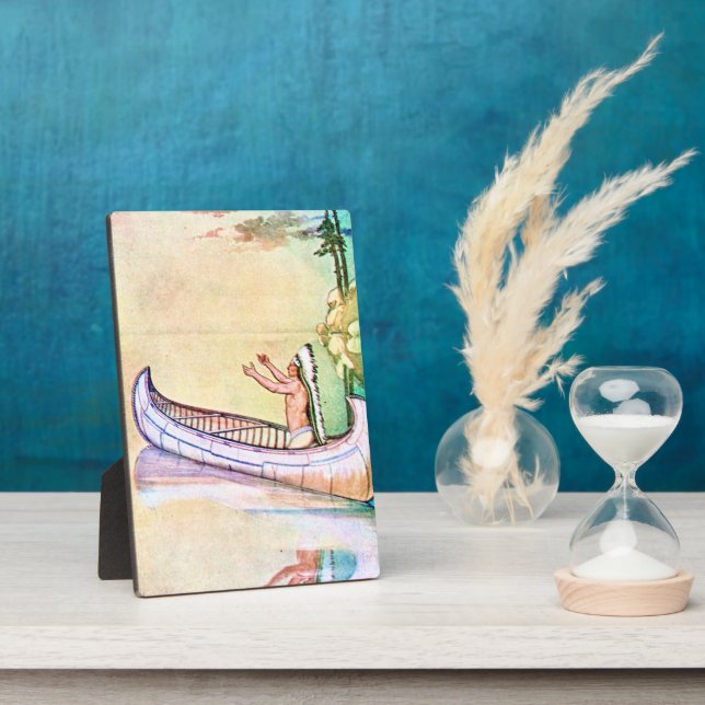 Hiawatha Magic Canoe Plaque (Side)