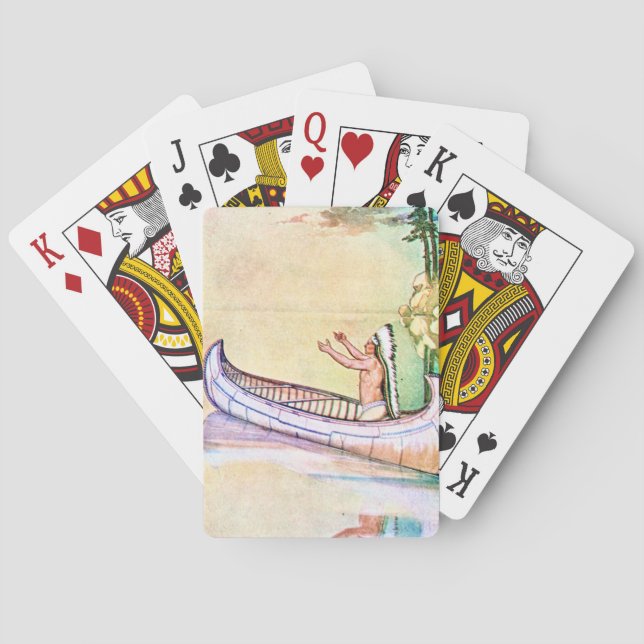 Hiawatha Magic Canoe Playing Cards (Back)