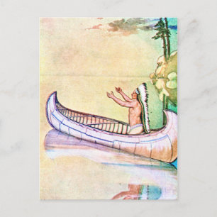 Hiawatha Magic Canoe Postcard