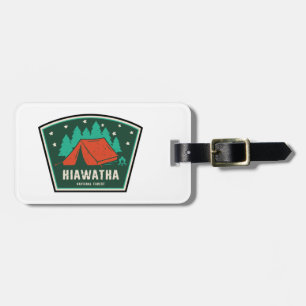 Hiawatha National Forest Camping Luggage Tag