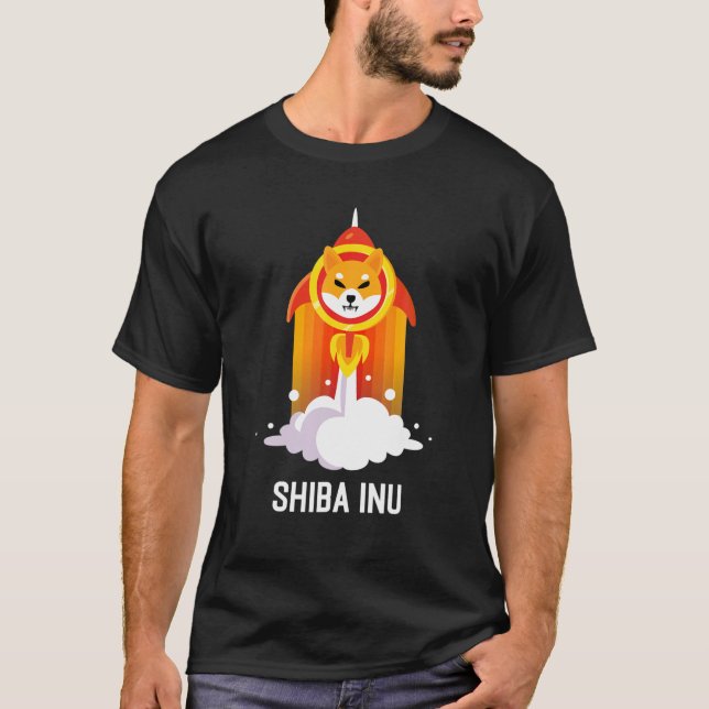 $HIB To The Moon - SHIB - Shiba Inu Coin T-Shirt (Front)
