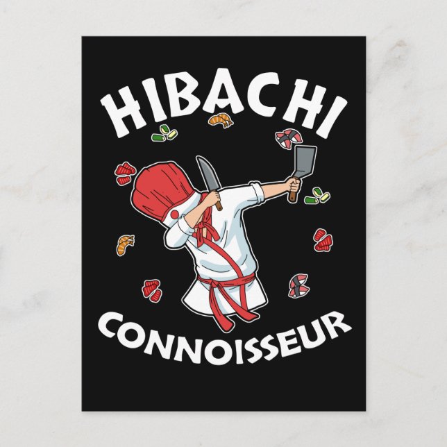 Hibachi Connoisseur Hibachi Grill Gift Hibachi Postcard (Front)