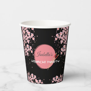 Hibachi Japanese Dinner Birthday Party Paper Cups