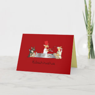 Hibachihuahu - Hibachi Chihuahua Greeting Card
