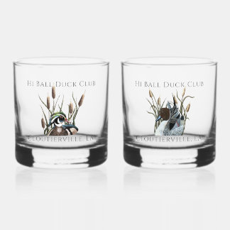 hiball duck glassses whiskey glass