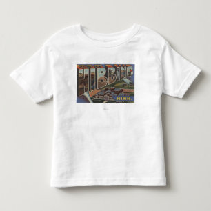 Hibbing, Minnesota - Large Letter Scenes Toddler T-shirt