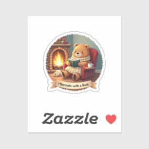 Hibernate With A Book - Cozy Bear