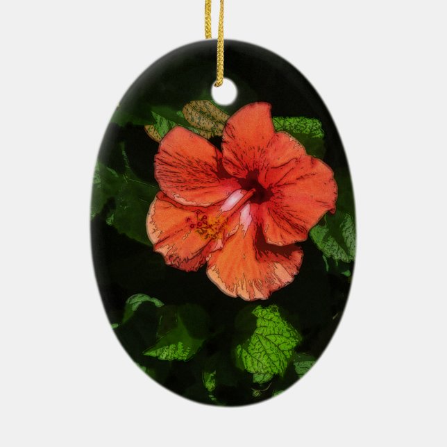 Hibiscus 424 Ornament (Back)