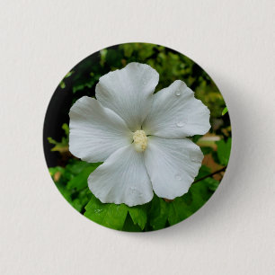 Hibiscus Badge 2 Inch Round Button