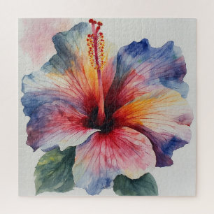 Hibiscus Bloom Jigsaw Puzzle